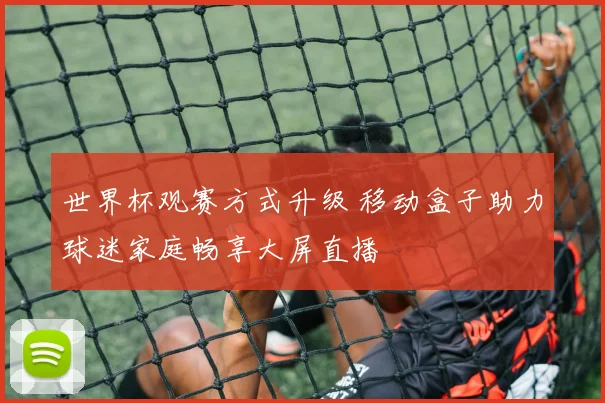 世界杯观赛方式升级 移动盒子助力球迷家庭畅享大屏直播